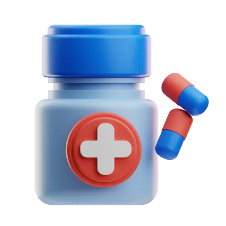 약병  3D Icon