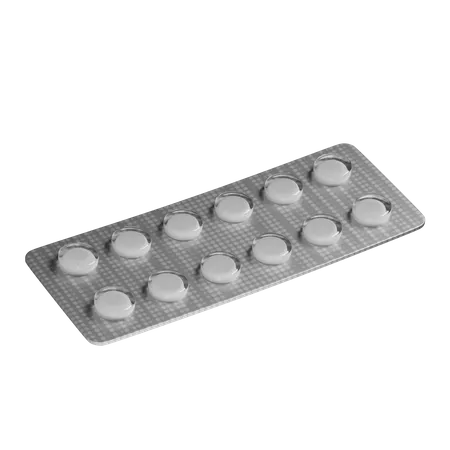 Pill Package  3D Icon