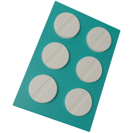 Pill Set  3D Illustration