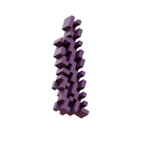 Pillar  3D Icon