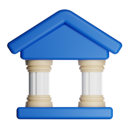 Pillars  3D Icon