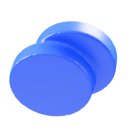 Pillen Form  3D Icon