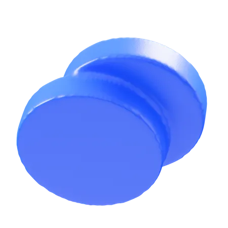 Pillen Form  3D Icon