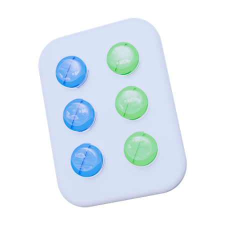 Pille Tabletten  3D Icon