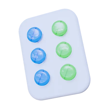 Pille Tabletten  3D Icon