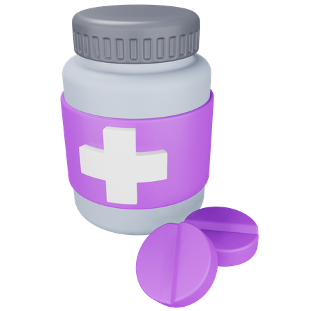 Pillendose  3D Icon