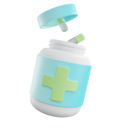 Pillendose  3D Icon