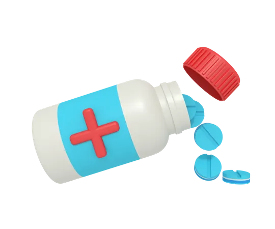 Pillendose  3D Icon