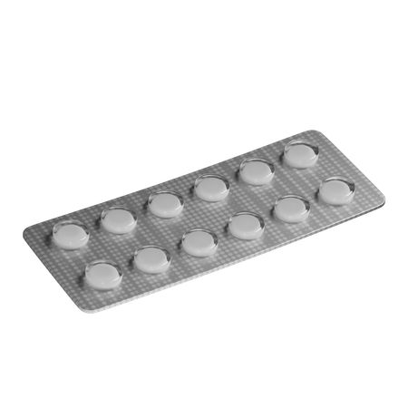 Pillenpackung  3D Icon