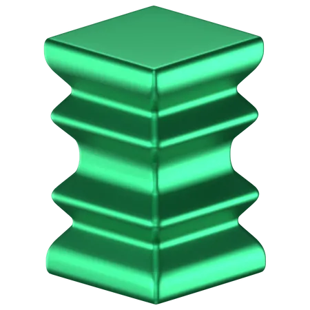 Forme abstraite de pilules  3D Icon