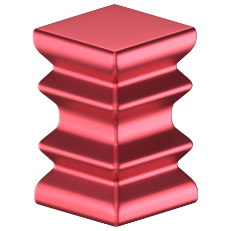 Forme abstraite de pilules  3D Icon