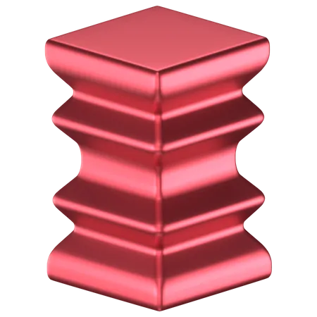 Forme abstraite de pilules  3D Icon