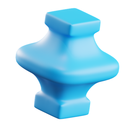 Forme abstraite de pilules  3D Icon