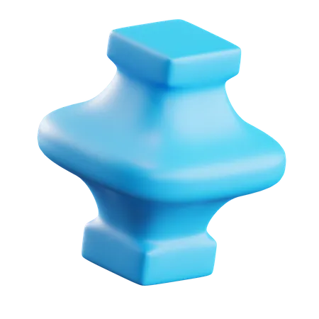 Forme abstraite de pilules  3D Icon