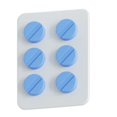 Medicine Capsule And Pills 3D Icon