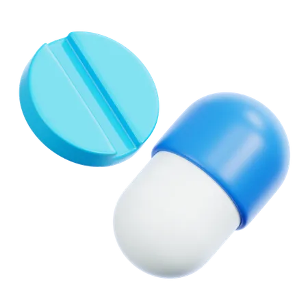 Pills  3D Icon