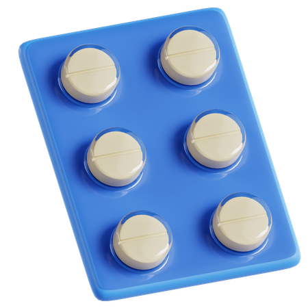 Pills  3D Icon