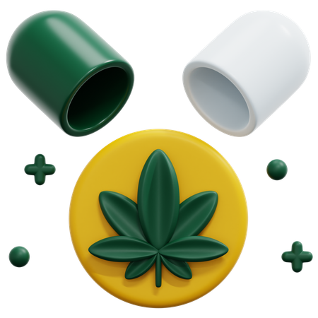 錠剤  3D Icon