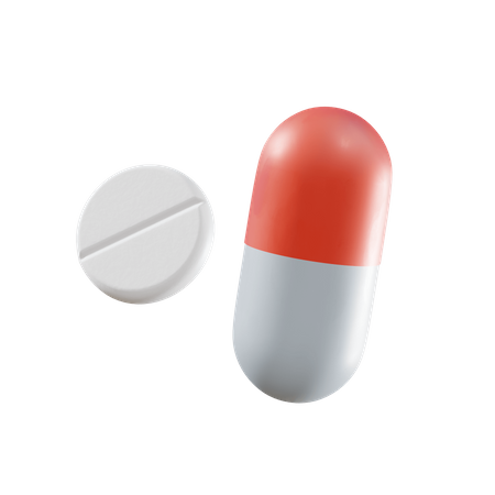 Pills 3D Illustration