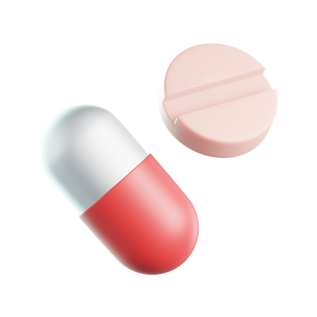 Pills  3D Icon