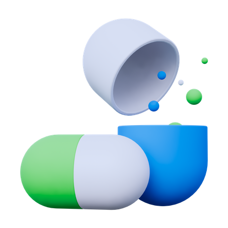 Pills  3D Icon