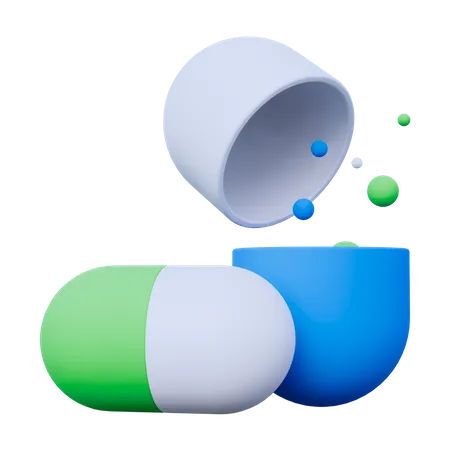 Pills  3D Icon