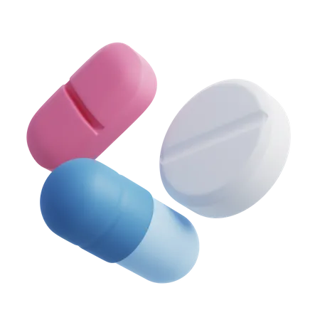 Pills  3D Icon