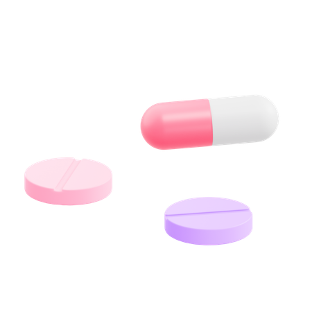 Pills  3D Icon