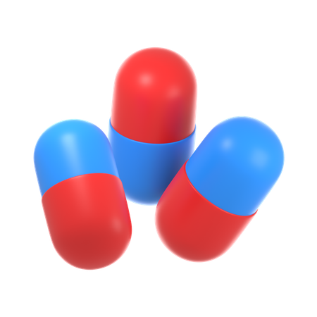 Pills  3D Icon