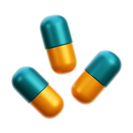 Pills  3D Icon