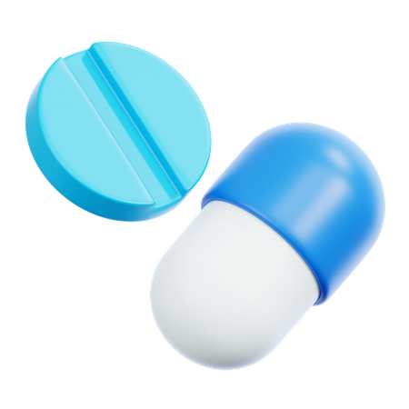 Pills  3D Icon