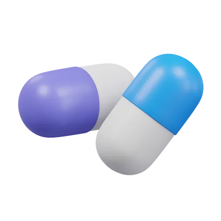 Pills  3D Icon