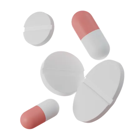 Pills  3D Icon