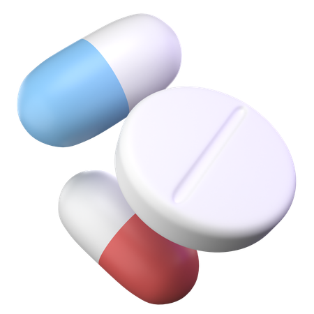 Pills  3D Icon