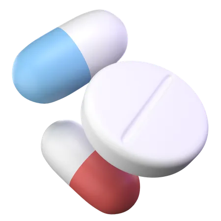 Pills  3D Icon