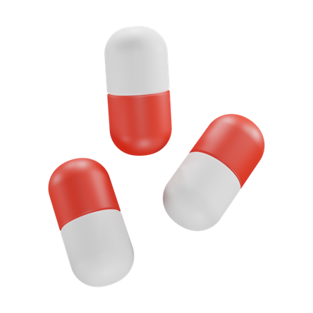 Pills  3D Icon