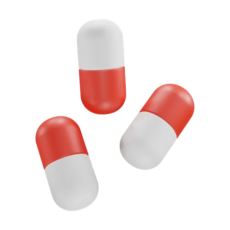 Pills  3D Icon