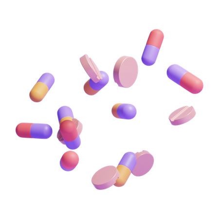 Pills  3D Icon