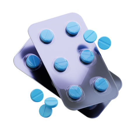 Pills  3D Icon