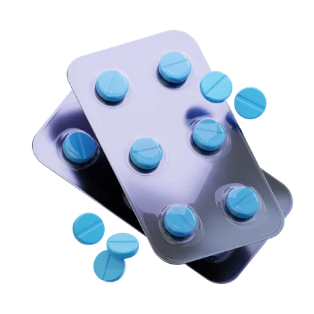 Pills  3D Icon