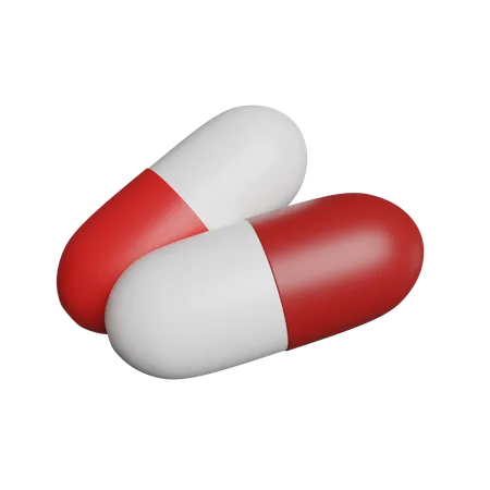 Pills  3D Icon