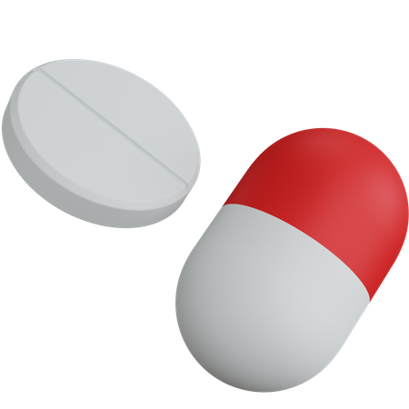 Pills  3D Icon