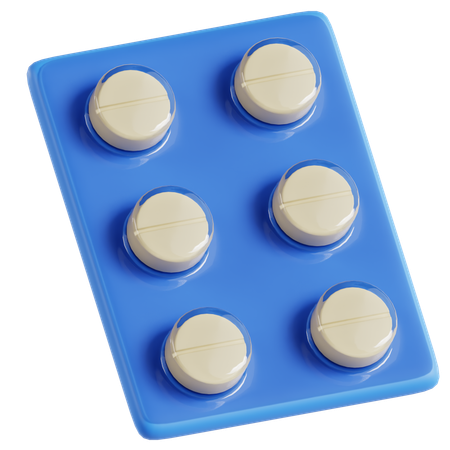 Pills  3D Icon