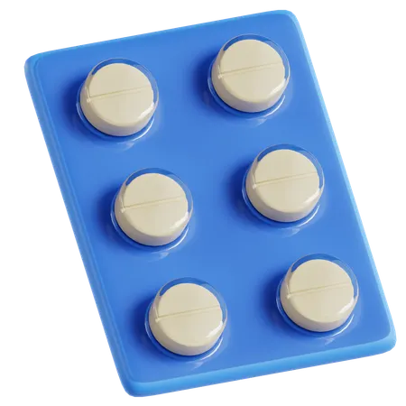 Pills  3D Icon