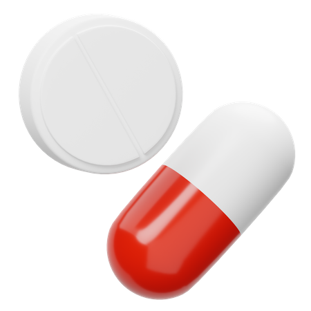 Pills  3D Icon