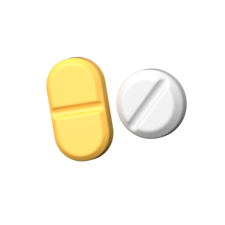 Pills  3D Icon