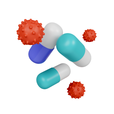 Pills  3D Icon