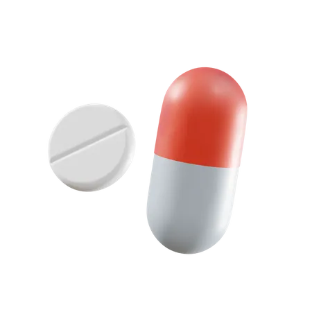 Pills  3D Illustration