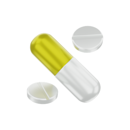 Pills  3D Illustration