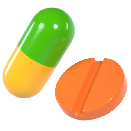 Pills  3D Illustration